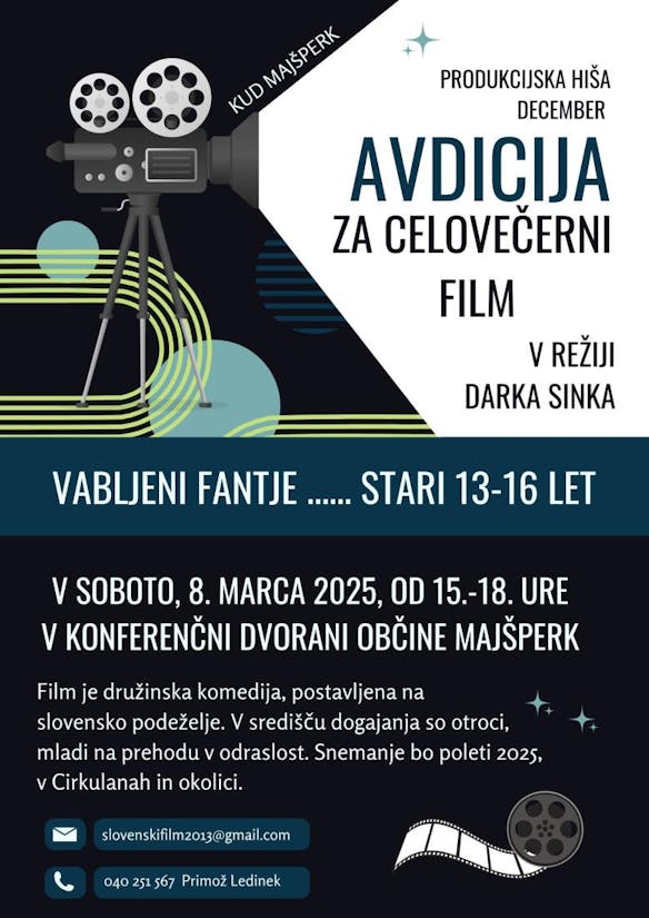 Avdicija za celovečerni film